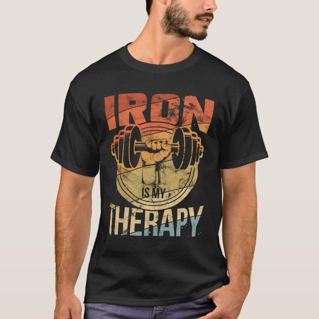 Camiseta Irón fuerte de Hopaje Es Mi Terapia (Anverso)