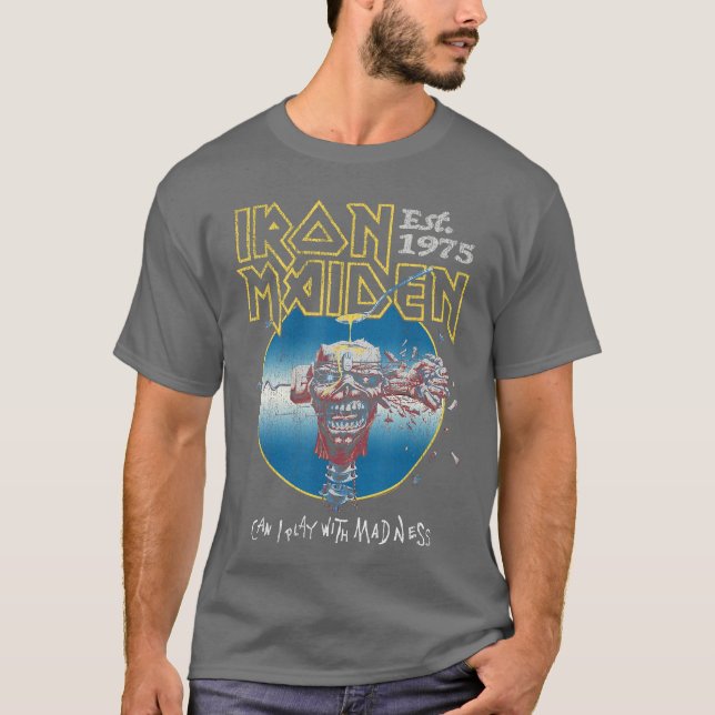 Camiseta Iron Maiden Can I Play with Madness (Anverso)