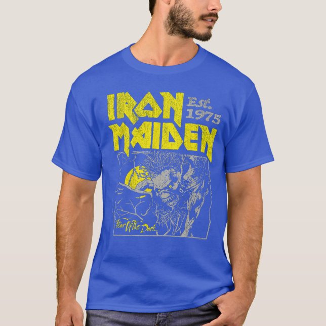 Camiseta Iron Maiden Fear of The Dark Yellow Text (Anverso)