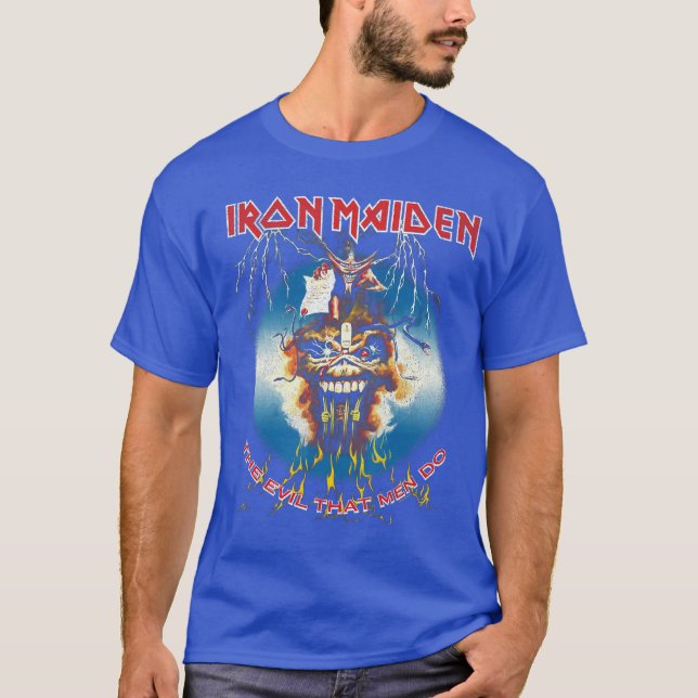 Camiseta Iron Maiden The Evil That Men Do (Anverso)