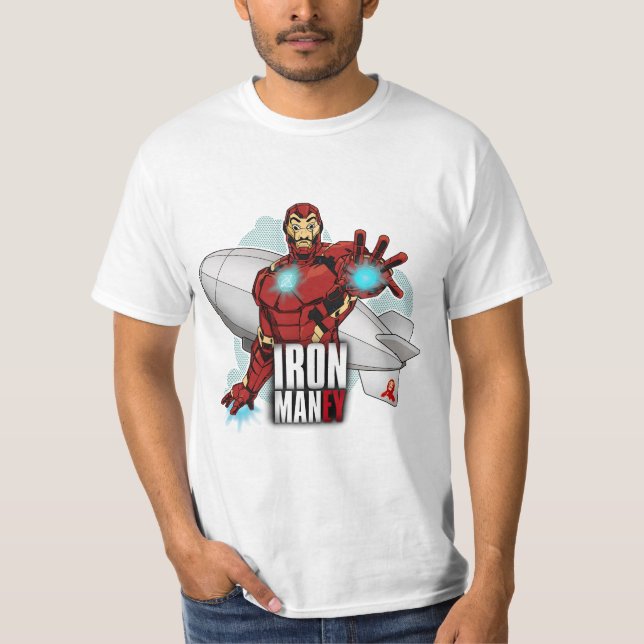 Camiseta Iron man X la casa de papel (Anverso)