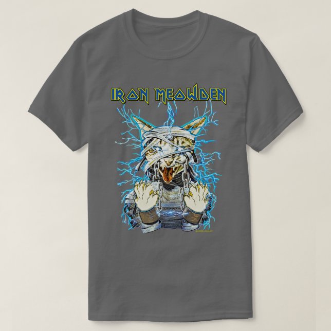 CAMISETA IRON MEOWDEN (Diseño del anverso)