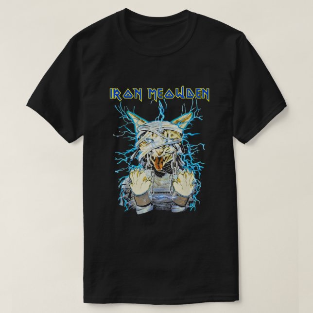 Camiseta Iron Meowden Cat Lover (Diseño del anverso)