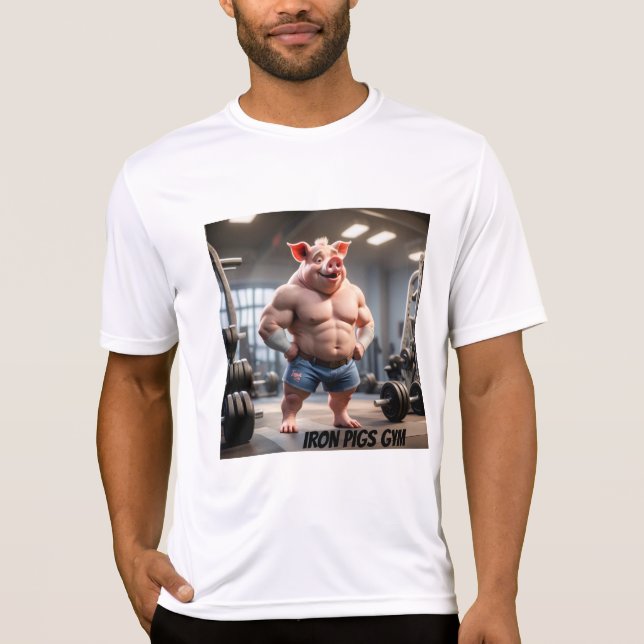 CAMISETA IRON PIGS GYM (Anverso)