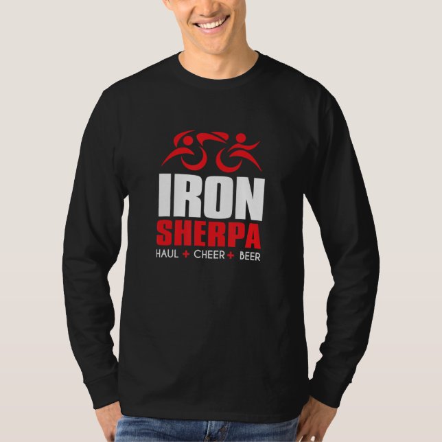 Camiseta Iron Sherpa Triathlon Triathlete Inspired  Haul Ch (Anverso)