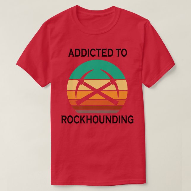 Camiseta Ironic diciendo Rocas que rompen la ciencia de la  (Diseño del anverso)