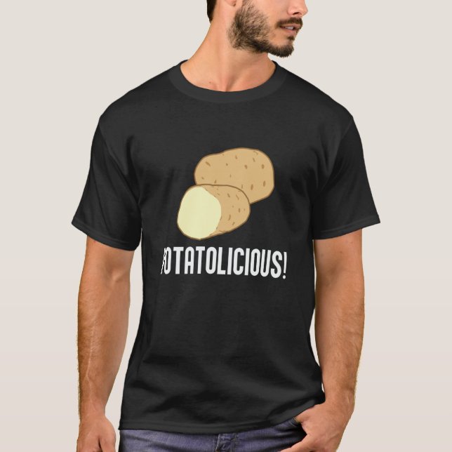 Camiseta Ironic Potatoe Quote Hobby Chef Potatolicious (Anverso)