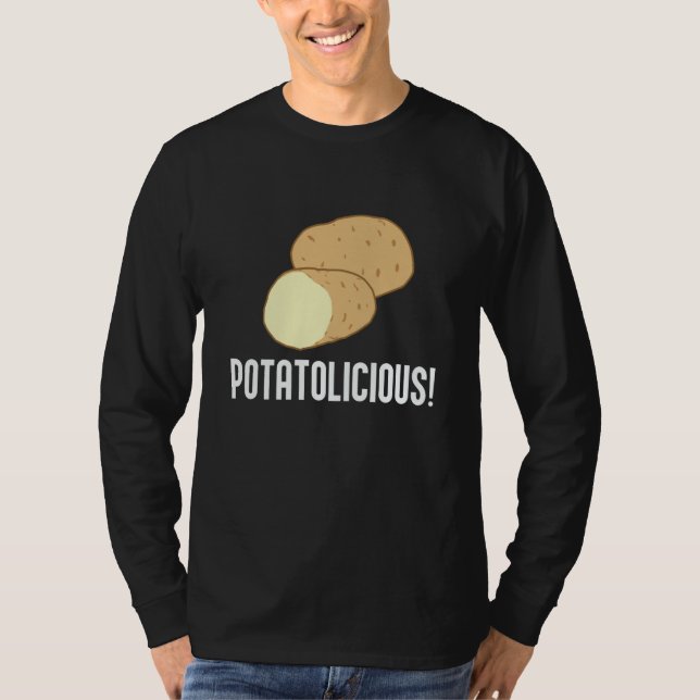 Camiseta Ironic Potatoe Quote Hobby Chef Potatolicious (Anverso)