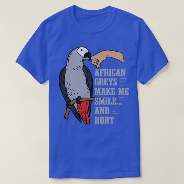Camiseta Ironic Saying Cute Angry African Grey Parrot (Diseño del anverso)