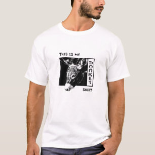 Camiseta Irónicamente dice Donkey Divertido animal de gran
