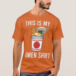 Camiseta Irónico diciendo fideos de Ramen comida japonesa 3