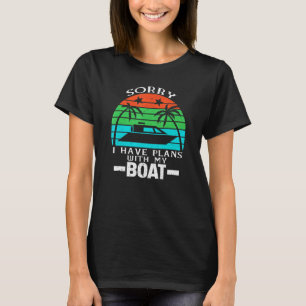 Camiseta irónico Lo siento, no puedo, tengo planes con mi b