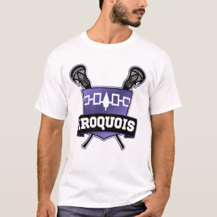 Camiseta Iroquois del logotipo de LaCrosse de la