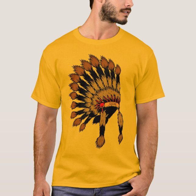 Camiseta Iroquois war bannet (Anverso)