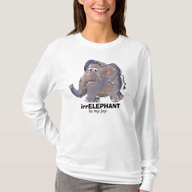 Camiseta irrELEPHANT a my joy 2 personalizado T Shirt (Anverso)