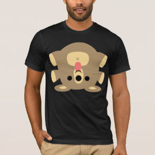Camiseta irreverente del oso del dibujo animado