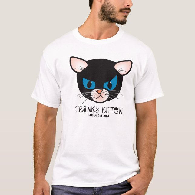 camiseta irritable del gatito (Anverso)