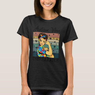 Camiseta Irrompible Madre Autismo Conciencia del A