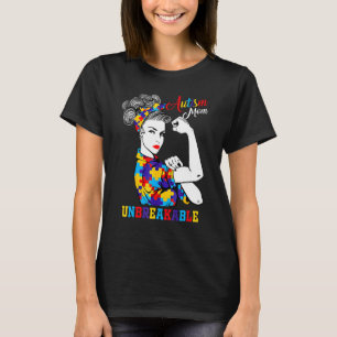 Camiseta Irrompible Madre Autismo Regalo Concienci