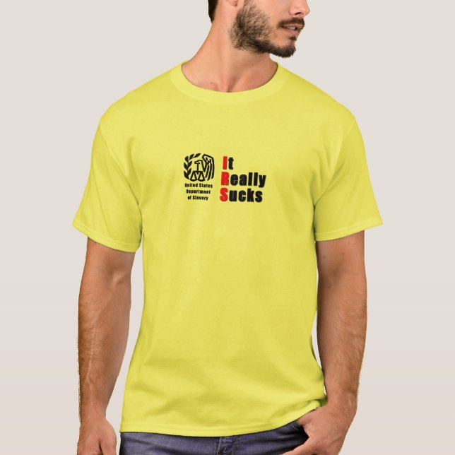 Camiseta IRS: Chupa realmente (Anverso)
