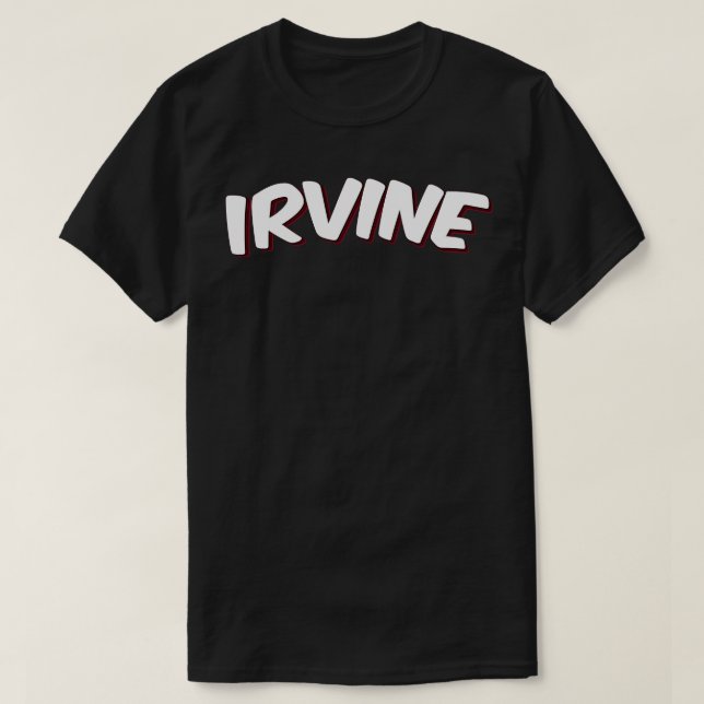 Camiseta Irvine 1 (Diseño del anverso)