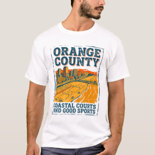 Camiseta Irvine Skyline Pickleball Hustle And Dink