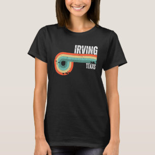 Camiseta Irving City Texas State Vintage Retro Souvenir