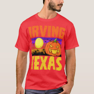 Camiseta Irving Teas Happy Halloween Fiesta orgullo local