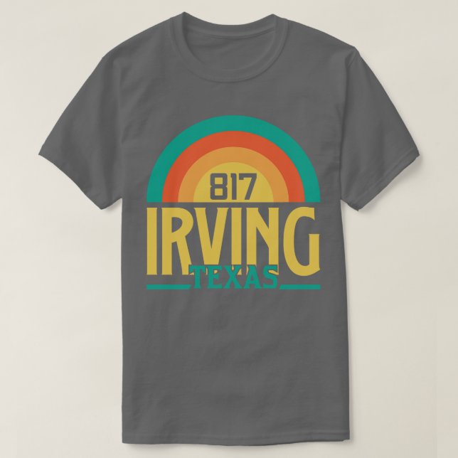 Camiseta Irving Texas Area Code 3 (Diseño del anverso)