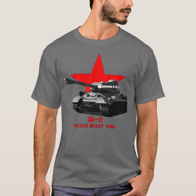 Camiseta IS32 Tanque militar Joseph Stalin WW2 (Anverso)
