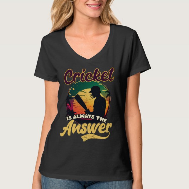Camiseta Is Answer Cricket Player (Anverso)