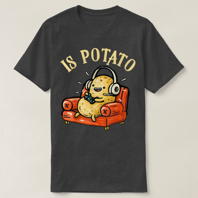 Camiseta Is Potato In Television As Seen On Late Night  Fun (Diseño del anverso)