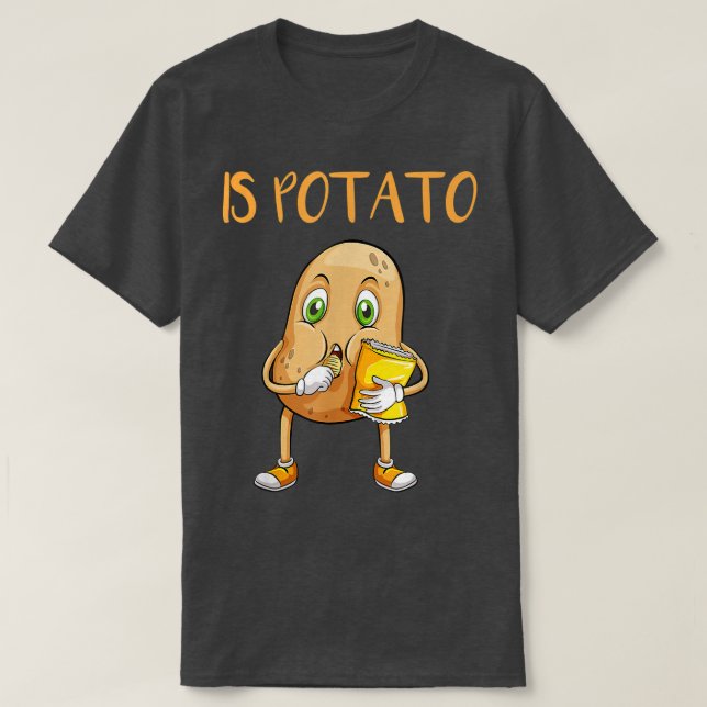 Camiseta Is Potato In Television As Seen On Late Night Funn (Diseño del anverso)