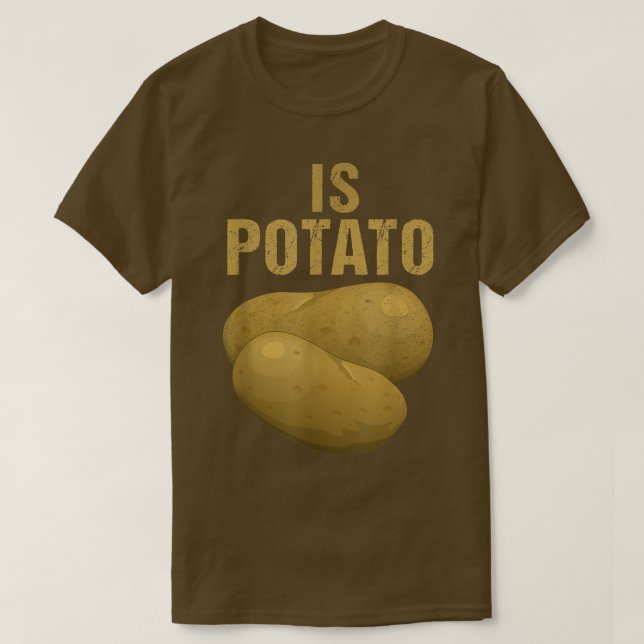 Camiseta Is PotatoAs Seen On Late Night Television 9 (Diseño del anverso)