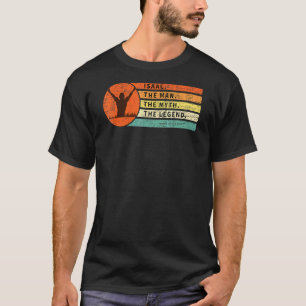 Camiseta Isaac Man Mito Leyenda Retro Vintage Cumpleaños 1