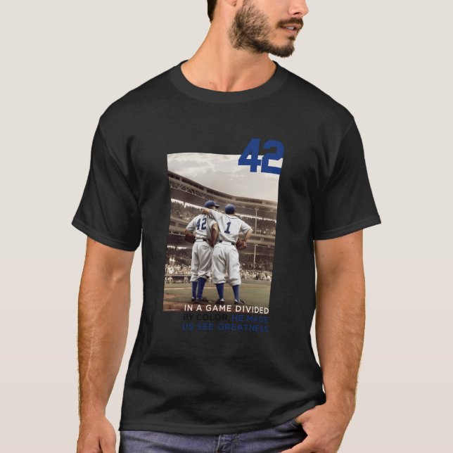 Camiseta Isaac Morris 42 Jackie Robinson Hombres Y S (Anverso)