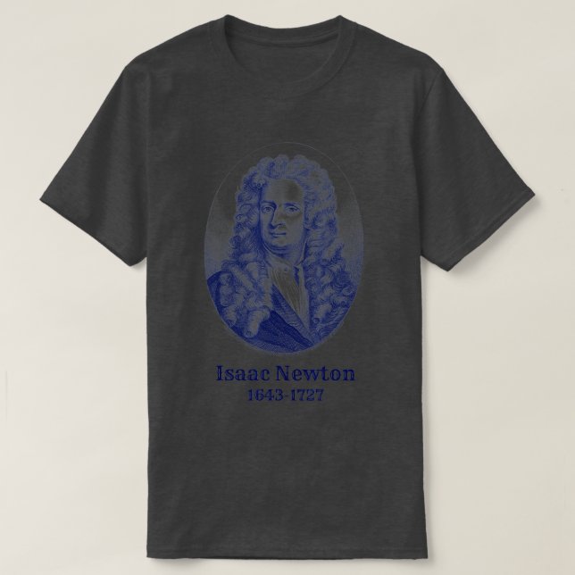 Camiseta Isaac Newton (Diseño del anverso)