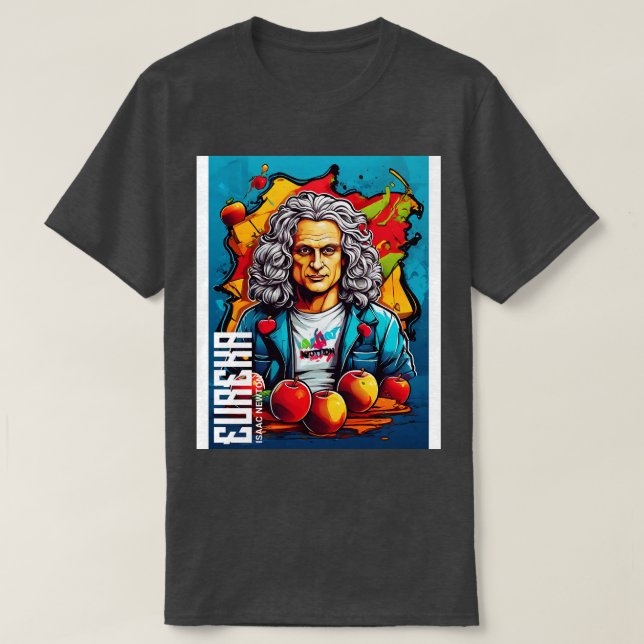 Camiseta Isaac Newton Eureka 03 TShirt (Diseño del anverso)