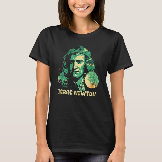 Camiseta Isaac Newton Gravitation Physicist Physics Science (Anverso)