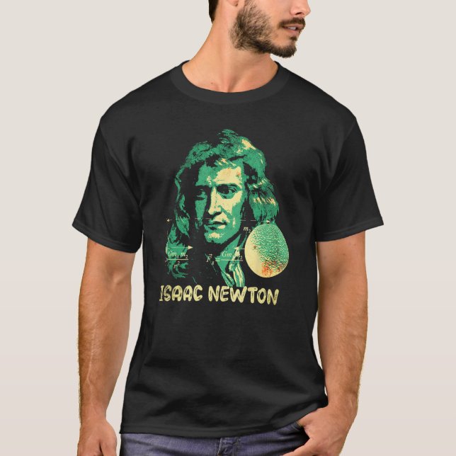 Camiseta Isaac Newton Gravitation Physicist Physics Science (Anverso)