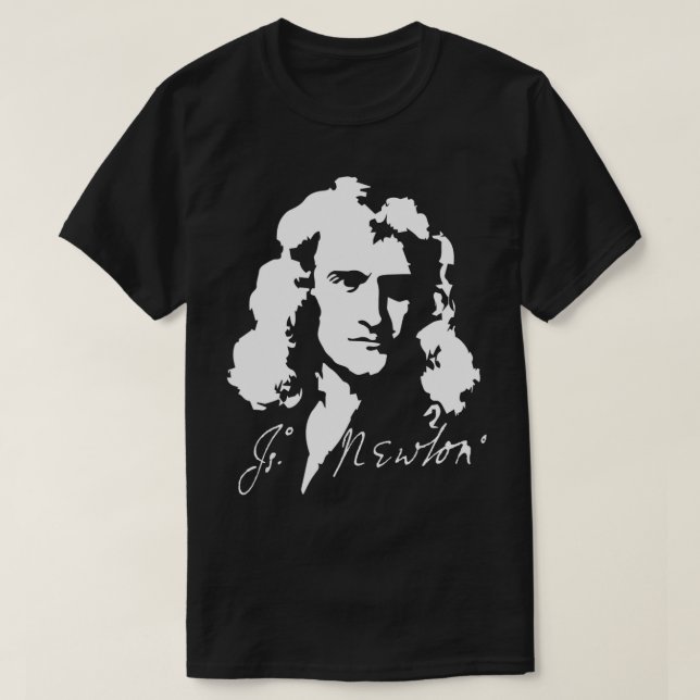 Camiseta Isaac Newton laws of physics mathematics  (Diseño del anverso)