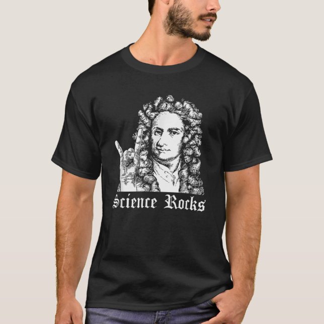 Camiseta Isaac Newton Science Rocks T-Shirt (Anverso)