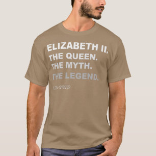 Camiseta Isabel II Reina Leyenda de la Corona Británica Pla