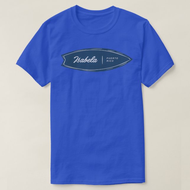 Camiseta Isabela Puerto rico Surfboard (Diseño del anverso)