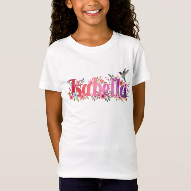 Camiseta Isabella - Personalised Shirt  - For Kids (Anverso)