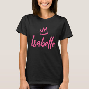 Camiseta Isabelle, la reina corona rosa para las mujeres ll