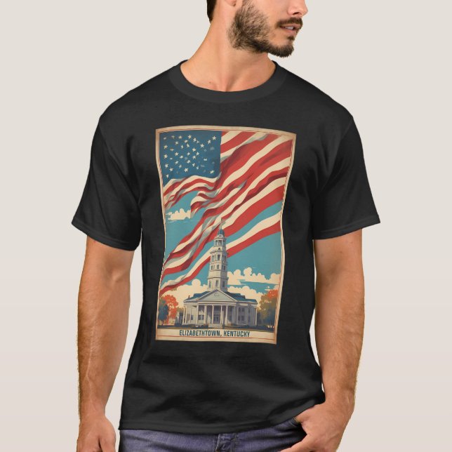 Camiseta Isabethtown Kentucky Usa Viaje Turístico Vintage (Anverso)