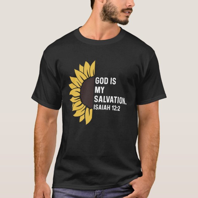 Camiseta Isaiah 122 12 2 God Jesus Religious Quote Christia (Anverso)