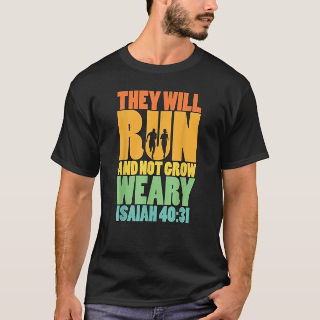 Camiseta Isaiah 4031 Correrán y no se cansarán (Anverso)