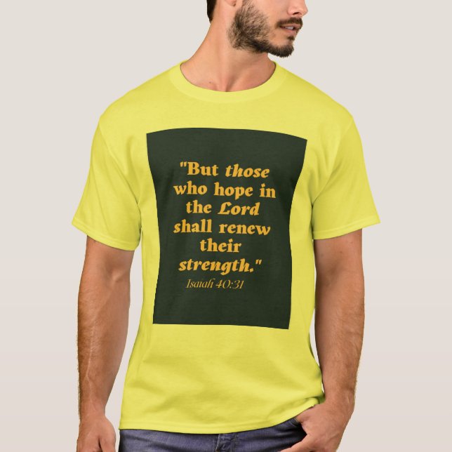 CAMISETA ISAIAH 40:31 (Anverso)